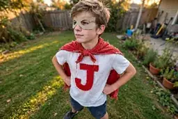 Backyard Superhero costume