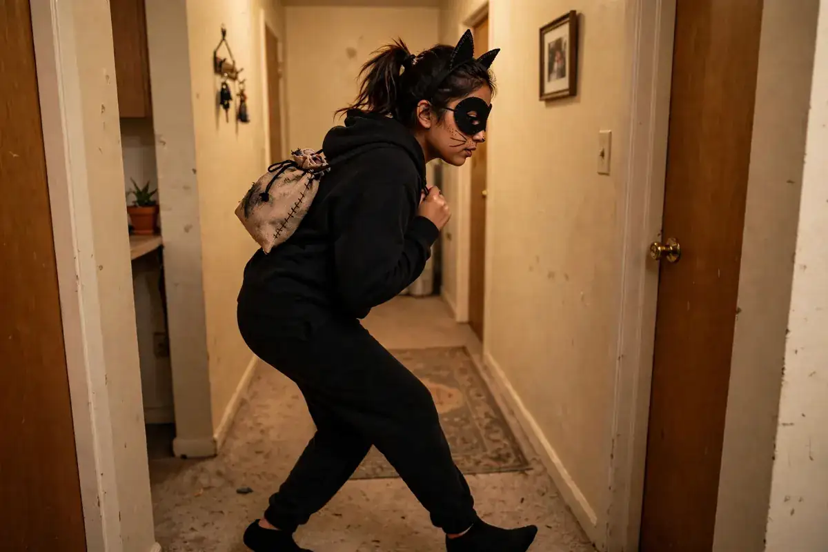Black Cat Burglar costume