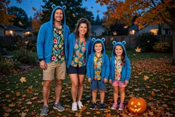 Blue Alien Ohana costume
