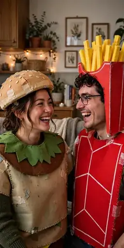 Burger & Fries costume