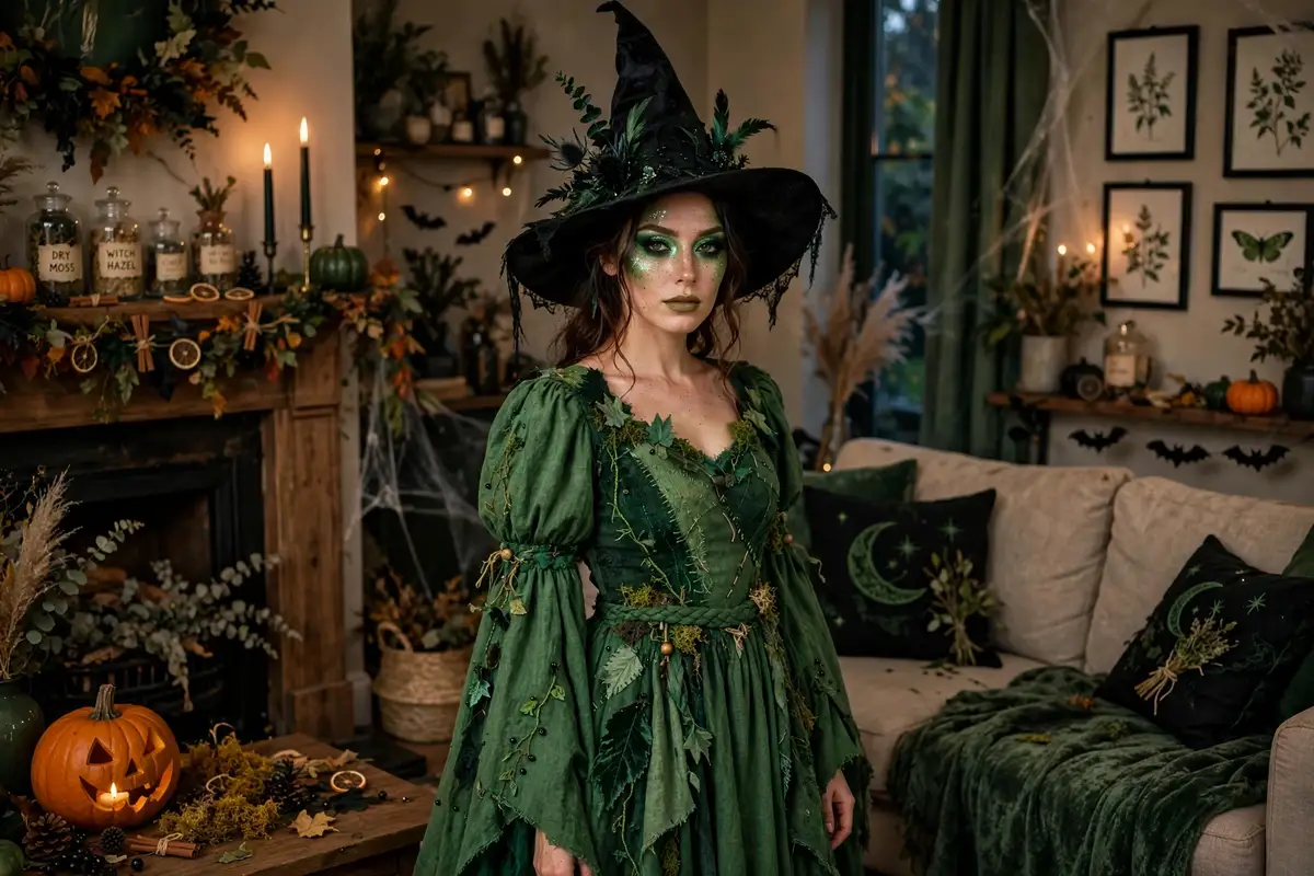 Emerald Witch costume