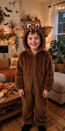 Fuzzy Gremlin Plush costume