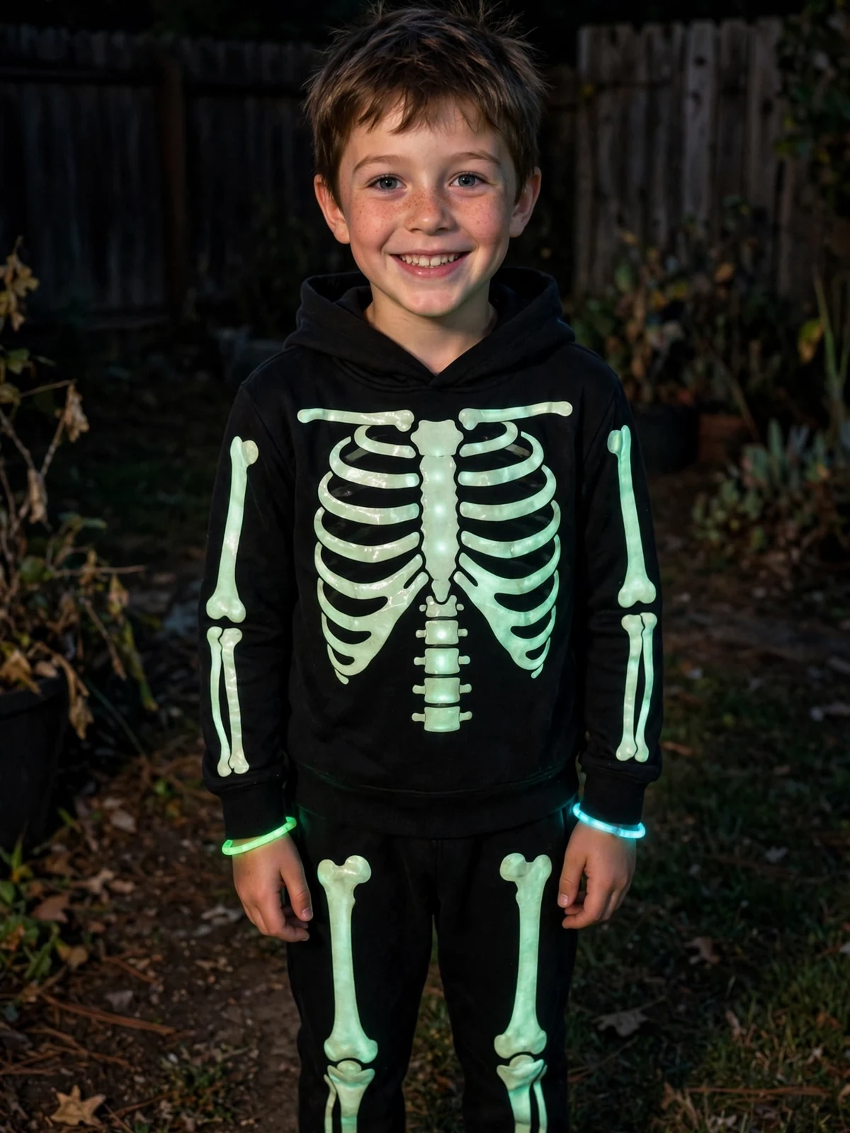 Glow Skeleton costume