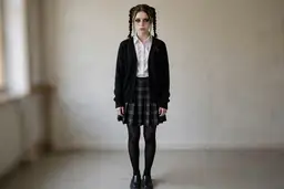 Goth Schoolgirl costume