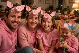 Little Pig Family costume