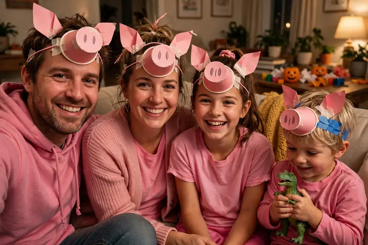 Little Pig Family Halloween costume