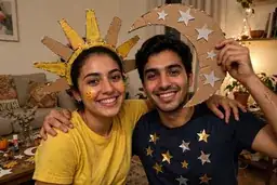 Sun and Moon costume