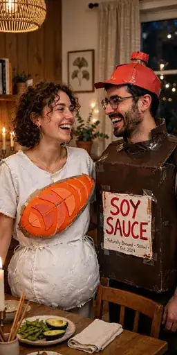 Sushi & Soy Sauce costume