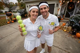 Tennis Duo costume