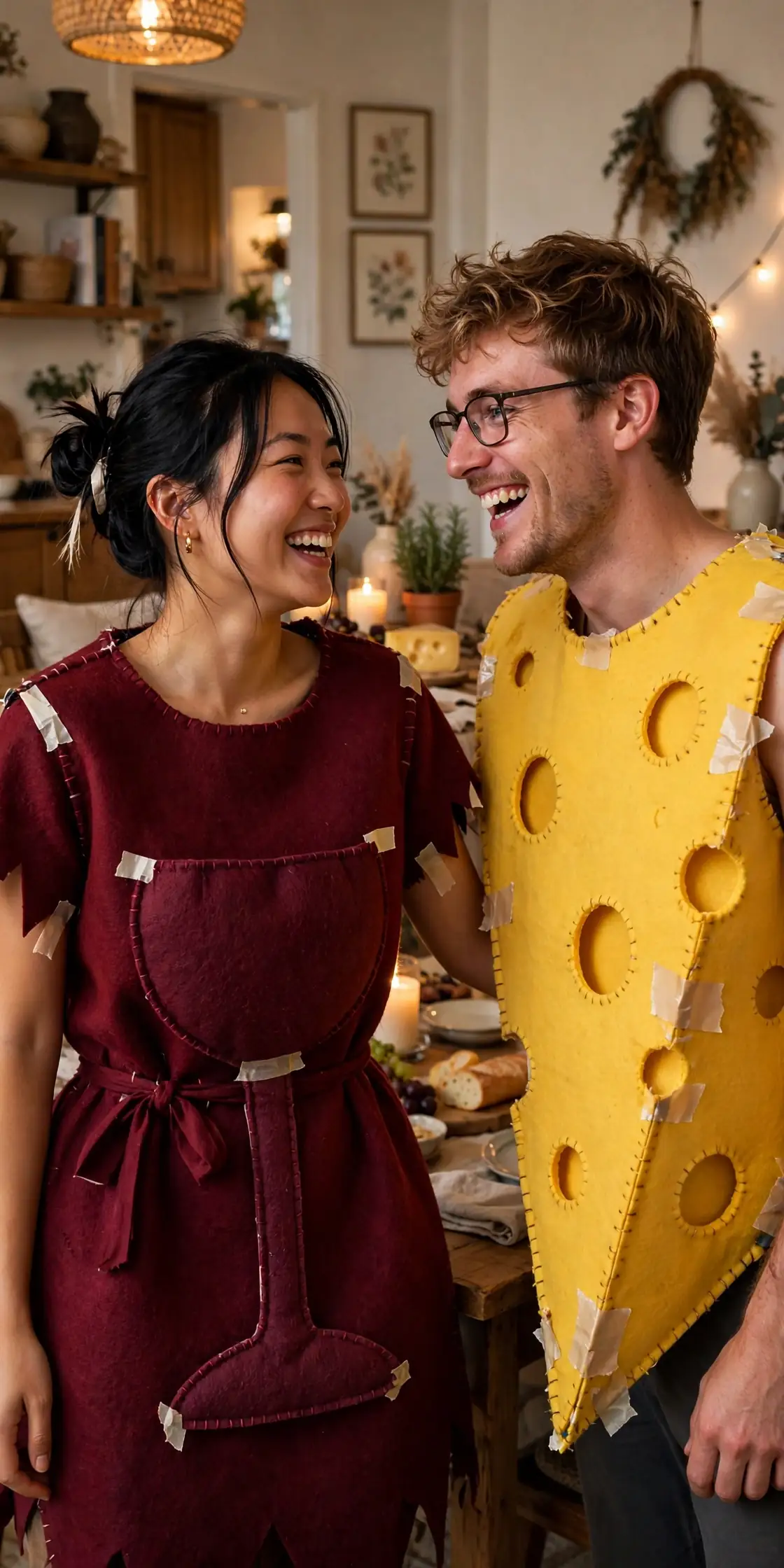 Wine & Cheese Halloween costume