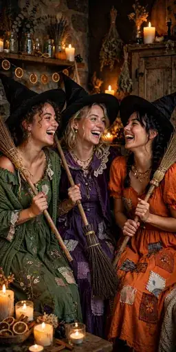 Witchy Sister Trio costume