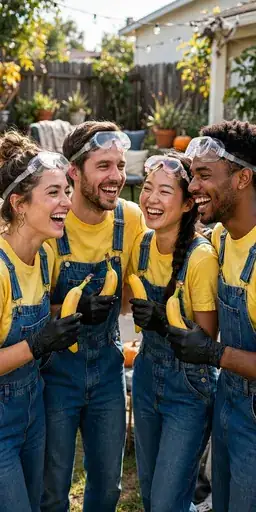 Yellow Henchmen Crew costume