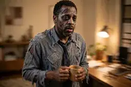 Zombie Coworker costume